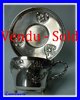FRENCH STERLING SILVER ART NOUVEAU  CUP AND SAUCER MAKER HENRI SOUFFLOT 1900