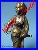BRONZE FIGURINE Sculpture  XIXth CENTURY The hurdy-gurdy player
