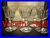 6 Bicchieri di cristallo Baccarat Piccadilly  11,5 cm