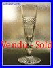 SAINT LOUIS CRYSTAL FLUTE CHAMPAGNE GLASS TRIANON pattern    stock: 0