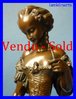 Bronze-Skulptur Frau Engel cupidon  MOREAU 1850 - 1900