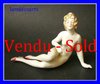 Old  nude bathing beauty bisque doll Figurine 1900 c