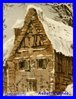 2 piastre maioliche CREIL ET MONTEREAU paesaggio di neve 1880