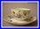 NYMPHENBURG PORCELAIN TEA CUP AND SAUCER 1760