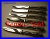 CHRISTOFLE MARLY SILVER PLATED 6  TABLE KNIVES