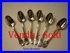 CHRISTOFLE MARLY SILVER PLATED 6 COFFEE SPOONS as new !