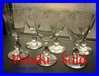 6 PORT GLASSES BACCARAT CRYSTAL Vine