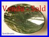 HARD STONE green moss agate bowl 1900
