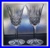 2 SAINT LOUIS CRYSTAL TARN  WINE GLASSES 14 cm  STOCK: 2 x 2