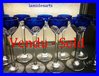 SAINT LOUIS CRYSTAL 10 GLASSES COBALT BLUE FOR PORT OR SHERRY