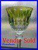SAINT LOUIS CRYSTAL GLASS Tommy Roemer yellow-green   stock: 0