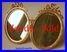 ANTIQUE DOUBLE BRONZE PICTURE HOLDER FRAME 1880 - 1900