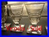 4 BACCARAT CRYSTAL LIQUOR GLASSES 1850
