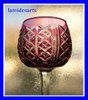 bicchiere di vino del Reno in cristallo SAINT LOUIS FRANCE , ametista, stock: 0