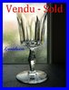 BACCARAT CRYSTAL BURGUNDI WINE GLASS POLIGNAC Queen Elisabeth II Paris 1957 stock: 0