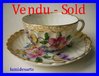 Nymphenburg Porcelain cup and saucer 1900 b