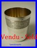 French Silver Tumbler engraved CATHERINE 1900 - 1920