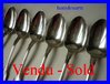 CHRISTOFLE VENDOME SET OF 8 SILVER PLATED SOUP SPOONS TABLESPOON