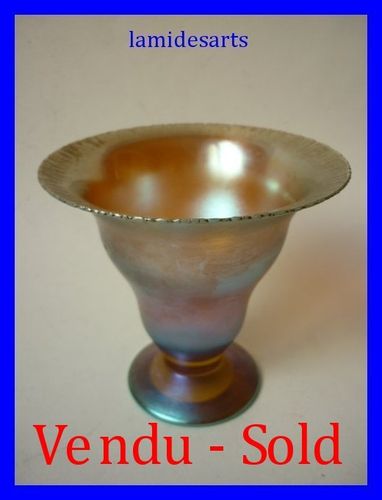 WMF Myra Iridescent Art Glass Vase 1926 - 1936