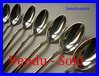 Set of 8 Jacob Tostrup Sterling Silver Spoons