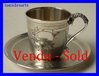 SILVER CUP AND SAUCER ENGRAVED WITH CROWN 1890 b