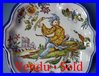 ANTIQUE FRENCH CERAMIC PLATE NEVERS  1880 HUNTING