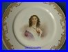 SEVRES STYLE PORCELAIN PLATE HAND PAINTED PORTRAIT SIGNED DAPOIGNY