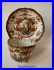 Meissen Porcelain cup and saucer harbour scenes 1850