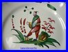 XVIII CENTURY FRENCH CERAMIC PLATE LUNEVILLE  Chinese with kite