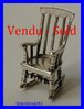 SOLID SILVER ARMCHAIR ROCKING CHAIR