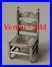 SOLID SILVER MINIATURE ARMCHAIR