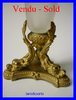 Vaso di cristallo e bronzo dorato 1850 - 1870