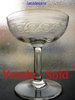 BACCARAT CRYSTAL ENGRAVED CHAMPAGNE GLASS