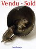 Rare Cold Painted Vienna Bronze   two mouses playing with an egg