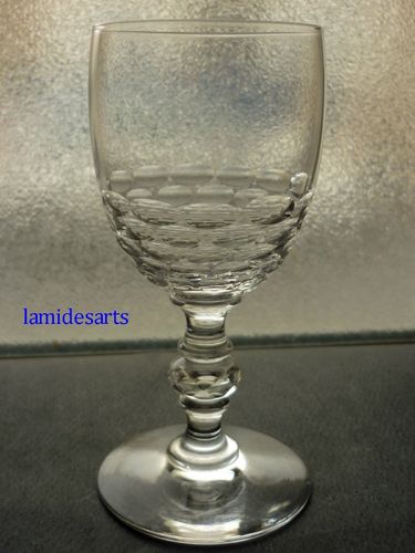 CLICHY CRYSTAL GLASS 1870 - 1900  11 cm  stock: 4
