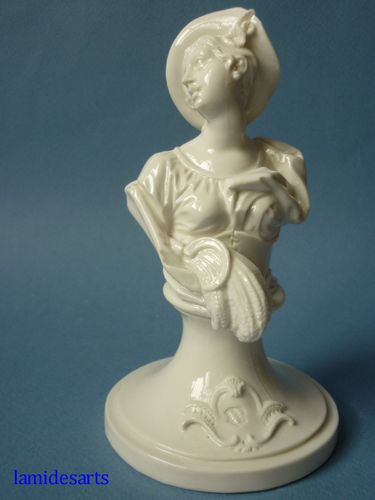 Nymphenburg porcelain bust emblematic of the Summer 1860 - 1900