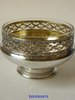 CRYSTAL AND SILVER BOWL 1880 - 1920
