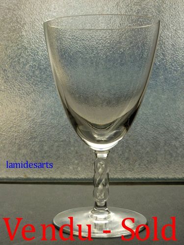 RENE LALIQUE GUEBWILLER WINE GLASS N°4  1926 - 1947