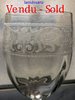 BACCARAT CHABLIS CRYSTAL WATER GLASS 16 cm   stock: 0