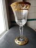 SAINT LOUIS GOLD CALLOT Crystal Wine Glass N° 3    16,5 cm    stock: 0