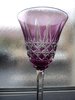 Bicchiere di vino del Reno in cristallo SAINT LOUIS TARN ametista