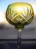 SAINT LOUIS MASSENET CRYSTAL HOCK WINE GLASS pale green Stock: 0