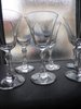 SAINT LOUIS CRYSTAL LOZERE SET OF 6 SHERRY GLASSES N°5  stock: 0