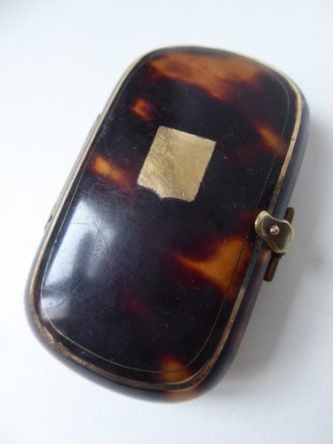 1850 's FRENCH TORTOISE SHELL PURSE