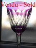 Bicchiere di vino del Reno in cristallo Baccarat ARMAGNAC amethysta