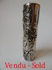 ART NOUVEAU SILVER SCENT BOTTLE DECORATED WITH FLOWERS DAISIES
