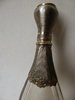 antica bottiglia in cristallo e argento 1850 - 1870