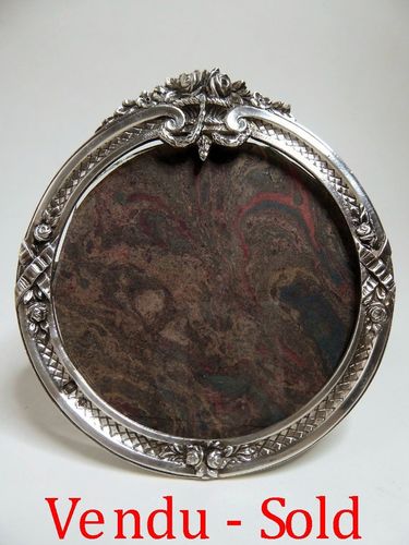 1900's FRENCH STERLING SILVER PICTURE FRAME