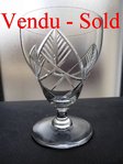 Weinglas aus Kristall BACCARAT TIMGAD Art Deco   9,3 cm  stock: 0