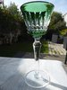 Bicchiere di vino del Reno in cristallo BACCARAT PICCADILLY verde